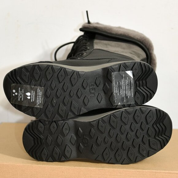 Black/Gray UGG Ladies' Adirondack Tall Boot III - Picture 7 of 14